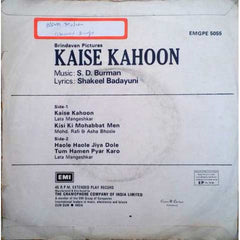 S. D. Burman - Kaise Kahoon (45-RPM) Image
