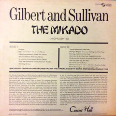 Gilbert & Sullivan, Boris Mersson - The Mikado (Highlights) (Vinyl)
