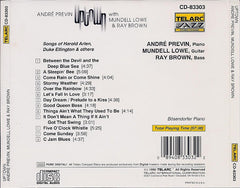 André Previn With Mundell Lowe & Ray Brown - Uptown (CD) Image