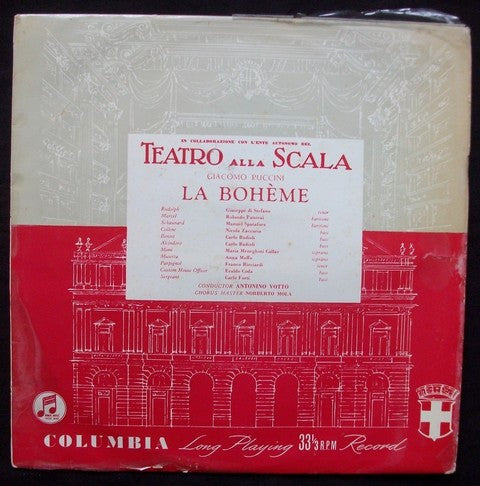 Giacomo Puccini, Giuseppe di Stefano, Maria Callas, Antonino Votto - La Boheme - Record 2 (Vinyl) Image