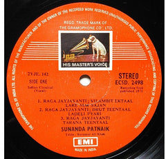 Sunanda Patnaik - Raga Jayjayanti, Ramkeli (Vinyl) Image