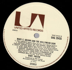 Dory Previn - Mary C. Brown And The Hollywood Sign (Vinyl)