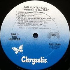 Ian Hunter - Welcome To The Club - Live (Vinyl) (2 LP) Image