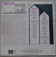 Various - Mehfil-E-Mujra (Vinyl)