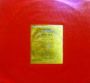 Nellie Melba - Dame Nellie Melba An Historic Recording (Vinyl) Image