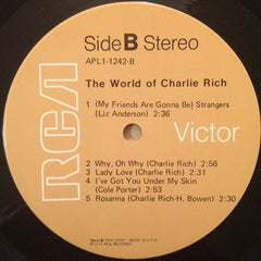 Charlie Rich - The World Of Charlie Rich / Now Everybody Knows (Vinyl) Image