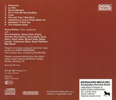 Sonny Rollins - The Essential Sonny Rollins On Riverside (CD) Image