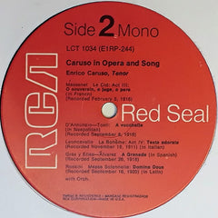 Enrico Caruso - Caruso In Opera And Song (Vinyl) Image