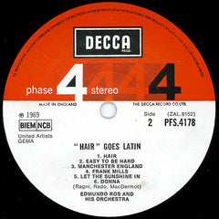 Edmundo Ros & His Orchestra - Hair Goes Latin (Vinyl) Image