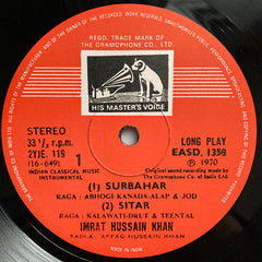 Imrat Khan - Sitar & Surbahar (Vinyl) Image