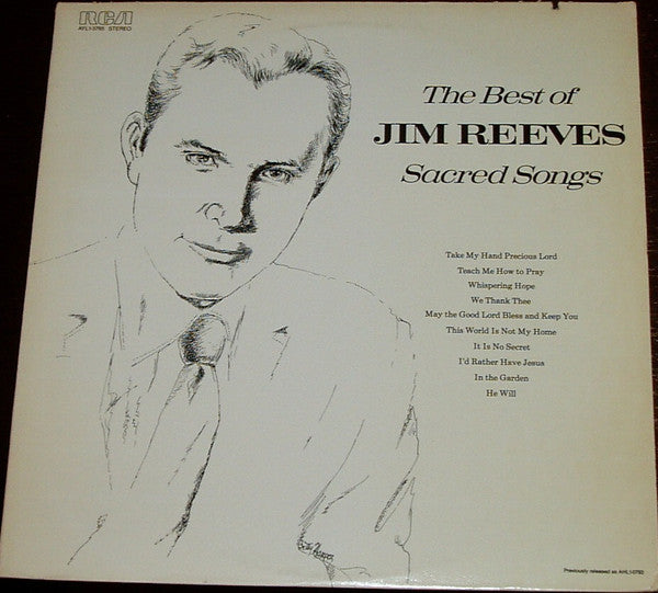 Jim Reeves - The Best Of Jim Reeves Sacred Songs (Vinyl) Image