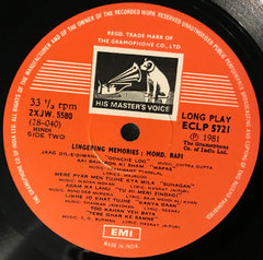 Mohammed Rafi - Lingering Memories (Vinyl) Image