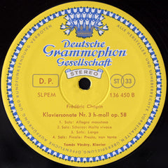 Frédéric Chopin ; Tamás Vásáry - Piano Sonatas No. 2 In B-flat Minor and No. 3 In B Minor (Vinyl) Image