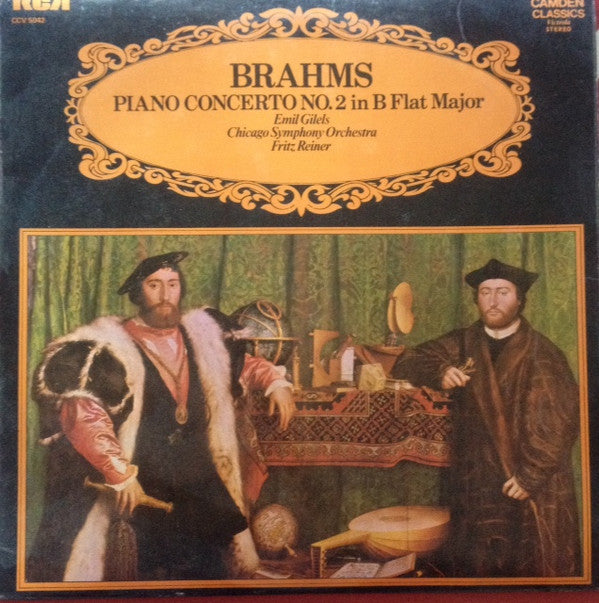 Johannes Brahms - Emil Gilels, Chicago Symphony Orchestra, The, Fritz Reiner - Piano Concerto No. 2 In B Flat Major (Vinyl) Image