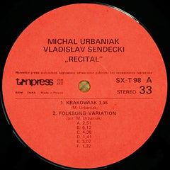 Michał Urbaniak - Władysław Sendecki - Recital (Vinyl) Image