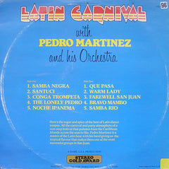 Pedro Martinez, His Orchestra And Chorus - Latin Carnival (Vinyl)