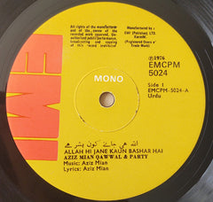 Aziz Mian -  Aziz Mian Qawwal & Party (Vinyl)