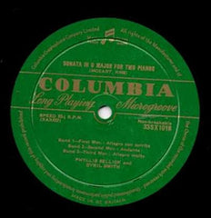 Ernst von Dohnányi, Wolfgang Amadeus Mozart, Philharmonia Orchestra, Sir Malcolm Sargent - Variations On A Nursery Song, Op. 25 / Sonata In D Major For Two Pianos, K.448 (Vinyl) Image