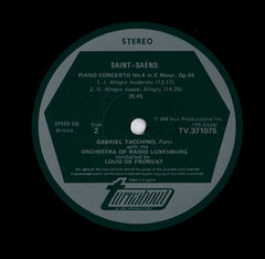 Camille Saint-Saëns, Gabriel Tacchino - Piano Concertos No. 3&4 (Vinyl) Image