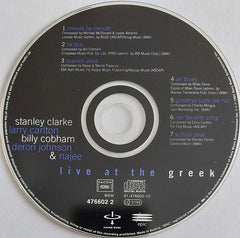 Stanley Clarke, Larry Carlton, Billy Cobham, Deron Johnson & Najee - Live At The Greek (CD) Image