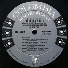 Igor Stravinsky / Pyotr Ilyich Tchaikovsky / Leonard Bernstein Conducting New York Philharmonic Orchestra, The - Firebird Suite / Romeo And Juliet Overture-Fantasy (Vinyl) Image