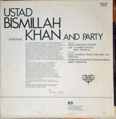 Ustad Bismillah Khan And Party - Shehnai (Vinyl) Image