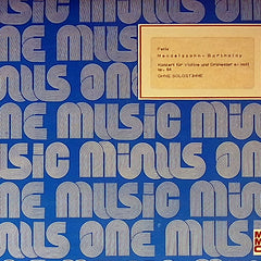 Felix Mendelssohn-Bartholdy, Franz Litschauer, Wiener Festspielorchester - Konzert Für Violine Und Orchester E-Moll Op.64 ( Orchestral Accompaniment Only - Ohne Solostimme ) (Vinyl) Image