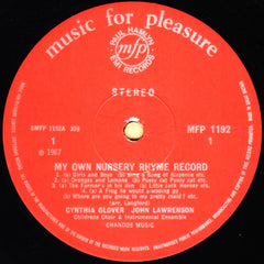 Cynthia Glover / John Lawrenson With Children's Choir (2), The - My Own Nursery Rhyme Record (Vinyl) Image