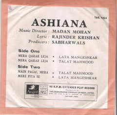 Madan Mohan - Ashiana (45-RPM) Image