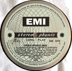 Maria Callas, Orchestre National De France Conducted By Georges Prêtre - French Operatic Arias (Vinyl) Image