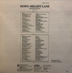 Various - Down Melody Lane (Hindi Film Songs) Vol. 1 & 2 (Vinyl) (2 LP) Image