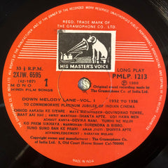 Various - Down Melody Lane (Hindi Film Songs) Vol. 1 & 2 (Vinyl) (2)