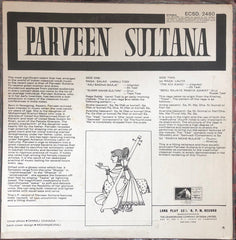 Parween Sultana - Raga: Salakh Barari Todi • Raga: Lalia • Khamaj Thumri (Vinyl) Image