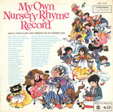 Cynthia Glover, John Lawrenson And Children's Choir (2), The - My Own Nursery Rhyme Record (Vinyl)