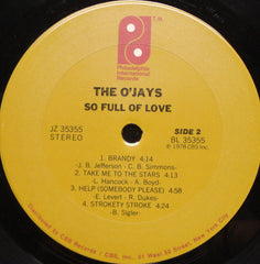 O'Jays, The - So Full Of Love (Vinyl)