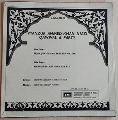 Manzoor Ahmad Khan Niazi - Qawwali (Vinyl)