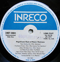 Y. S. Moolky - Magnificient Music Of Master Musicians (Vinyl)
