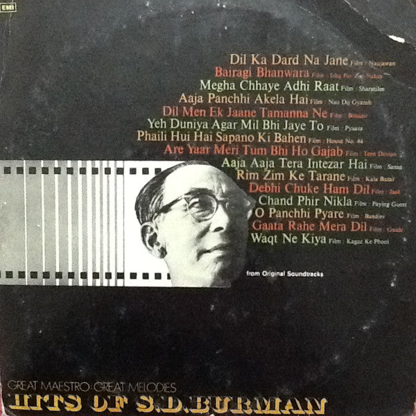 Various - Great Maestro: Great Melodies. Hits of S.D. Burman (Vinyl) Image
