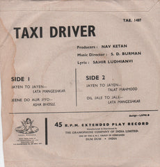 S. D. Burman - Taxi Driver (45-RPM)