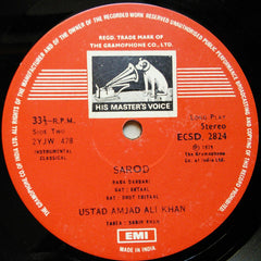 Amjad Ali Khan - Raga Darbari (Vinyl)