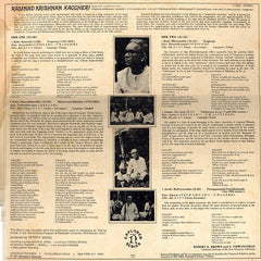 Ramnad Krishnan - Kaccheri (A Concert Of South Indian Classical Music) (Vinyl) Image