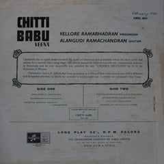 Chitti Babu - Veena (Vinyl) Image