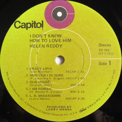 Helen Reddy - I Don't Know How To Love Him (Vinyl) Image