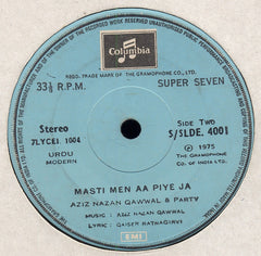 Aziz Nazan Qawwal & Party - Nasihat Aur Rindana Qawwali (45-RPM)