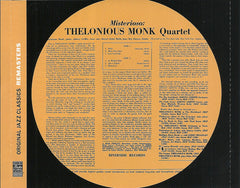Thelonious Monk Quartet, The - Misterioso (CD)
