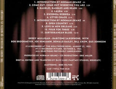 Gerry Mulligan Quartet - The Gerry Mulligan Quartets In Concert (CD)