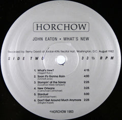 Johnny Eaton - What's New (Vinyl)
