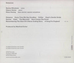 Norma Winstone, Glauco Venier, Klaus Gesing - Distances (CD)