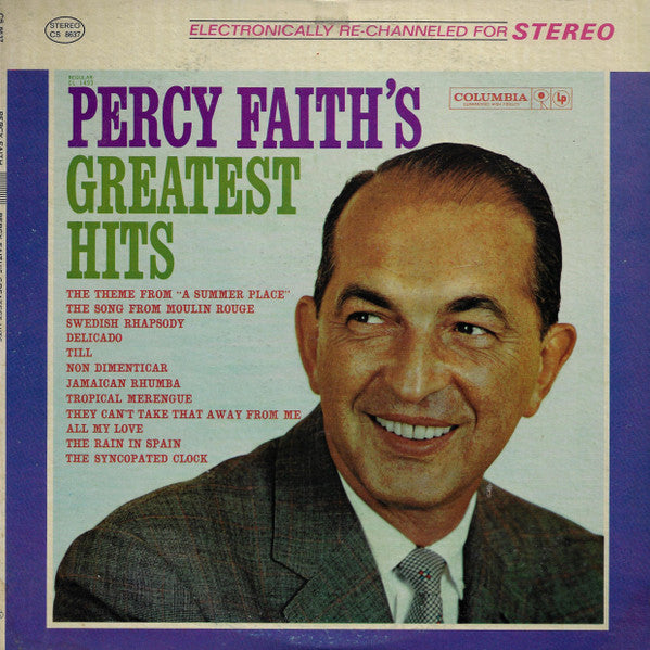 Percy Faith - Percy Faith's Greatest Hits (Vinyl) Image