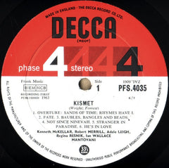 Mantovani And His Orchestra With The Mike Sammes Singers - Kismet (Vinyl) Image